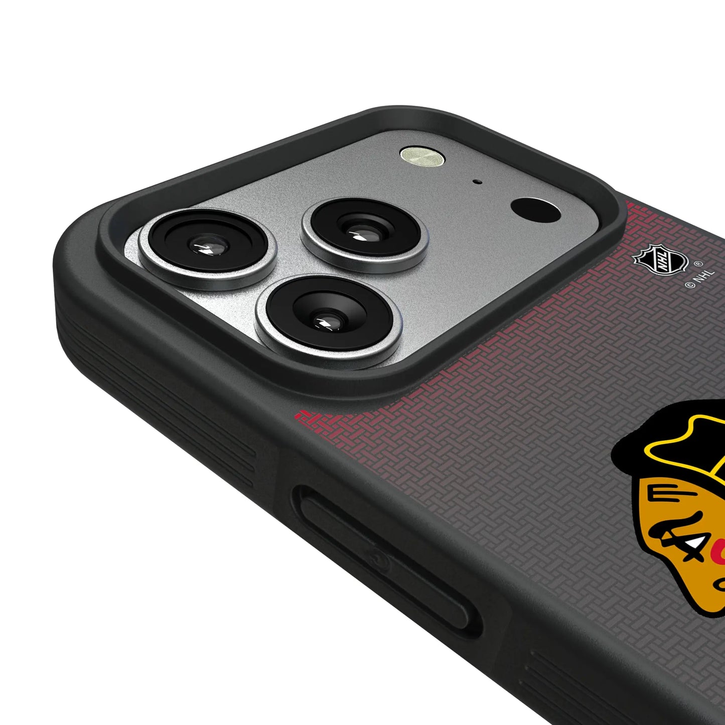 Chicago Blackhawks Linen Bump Phone Case for Apple iPhone