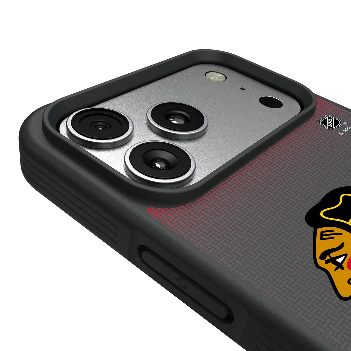Chicago Blackhawks Linen Bump Phone Case for Apple iPhone