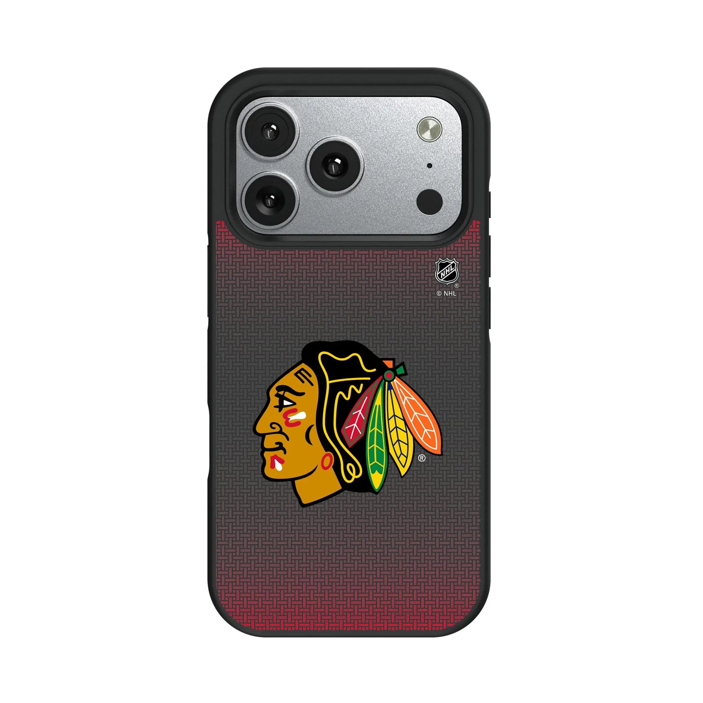 Chicago Blackhawks Linen Bump Phone Case for Apple iPhone