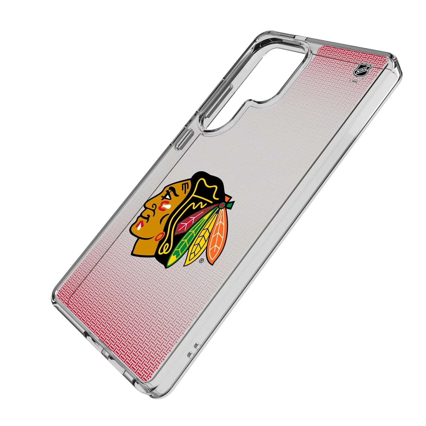 Chicago Blackhawks Linen Clear Phone Case for Samsung Galaxy