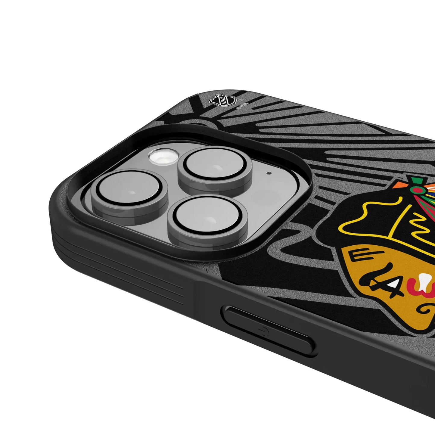 Chicago Blackhawks Monocolor Tilt Bump Phone Case for Apple iPhone