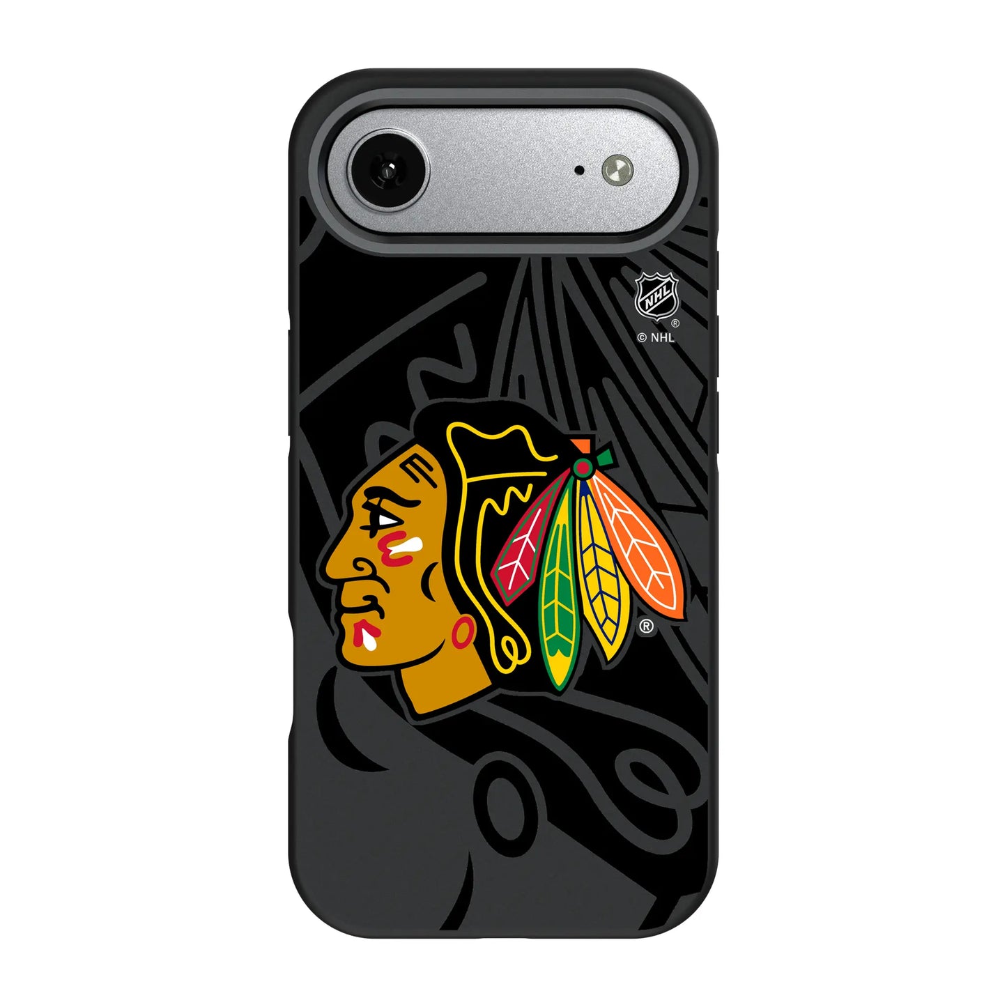 Chicago Blackhawks Monocolor Tilt Bump Phone Case for Apple iPhone