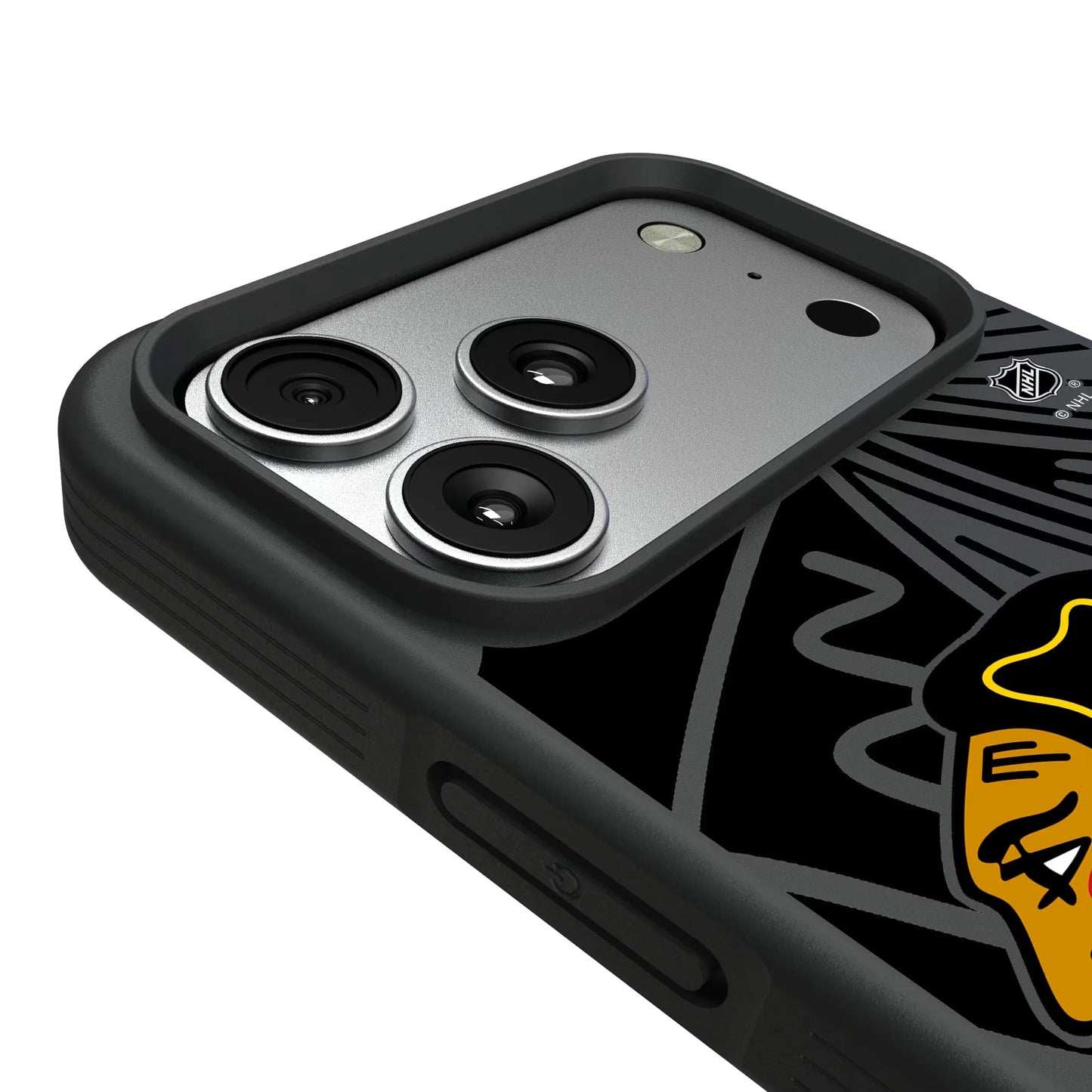 Chicago Blackhawks Monocolor Tilt Bump Phone Case for Apple iPhone