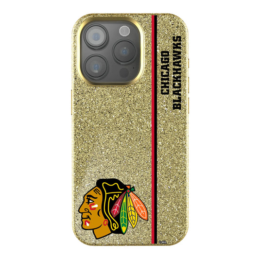 Chicago Blackhawks Sidebar Bling Phone Case for Apple iPhone