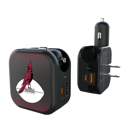 Chicago Cardinals 1947-1959 Historic Collection Linen 2 in 1 USB A/C Charger