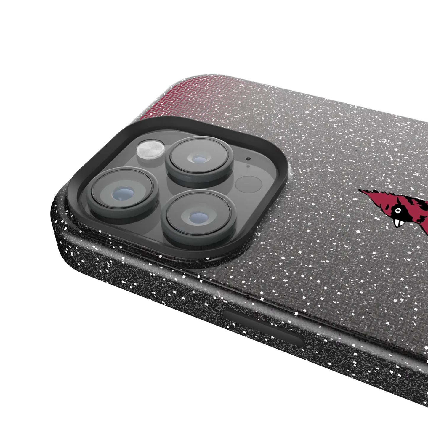 Chicago Cardinals 1947-1959 Historic Collection Linen Black Bling Phone Case for Apple iPhone