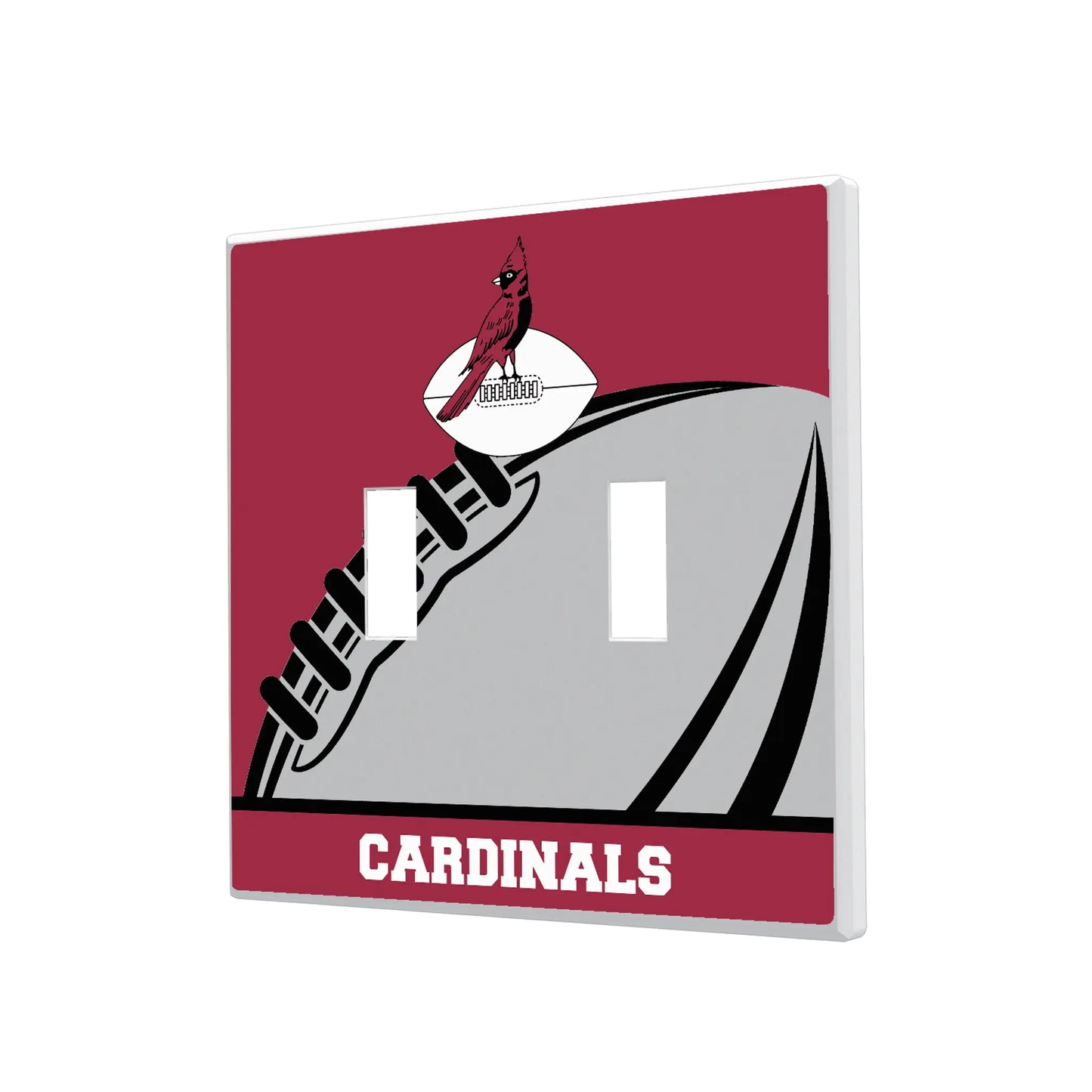 Chicago Cardinals 1947-1959 Historic Collection Passtime Hidden-Screw Light Switch Plate