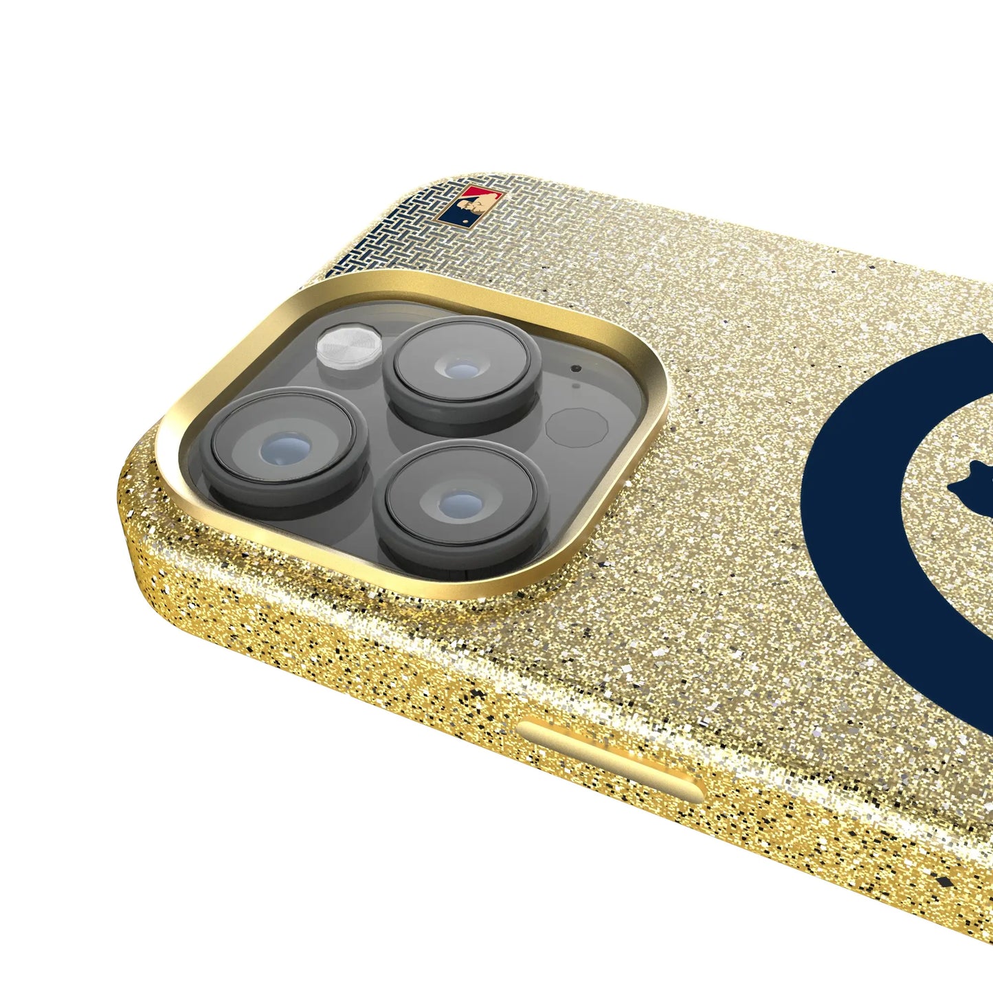Chicago Cubs 1911-1912 - Cooperstown Collection Linen Bling Phone Case for Apple iPhone