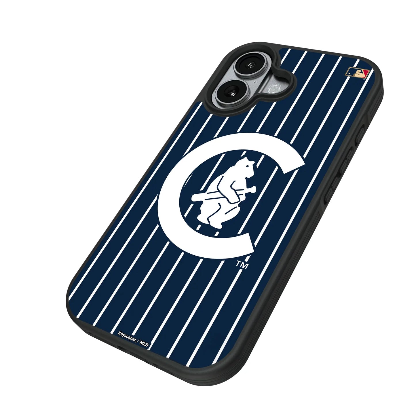 Chicago Cubs 1911-1912 - Cooperstown Collection Pinstripe Bump Phone Case for Apple iPhone