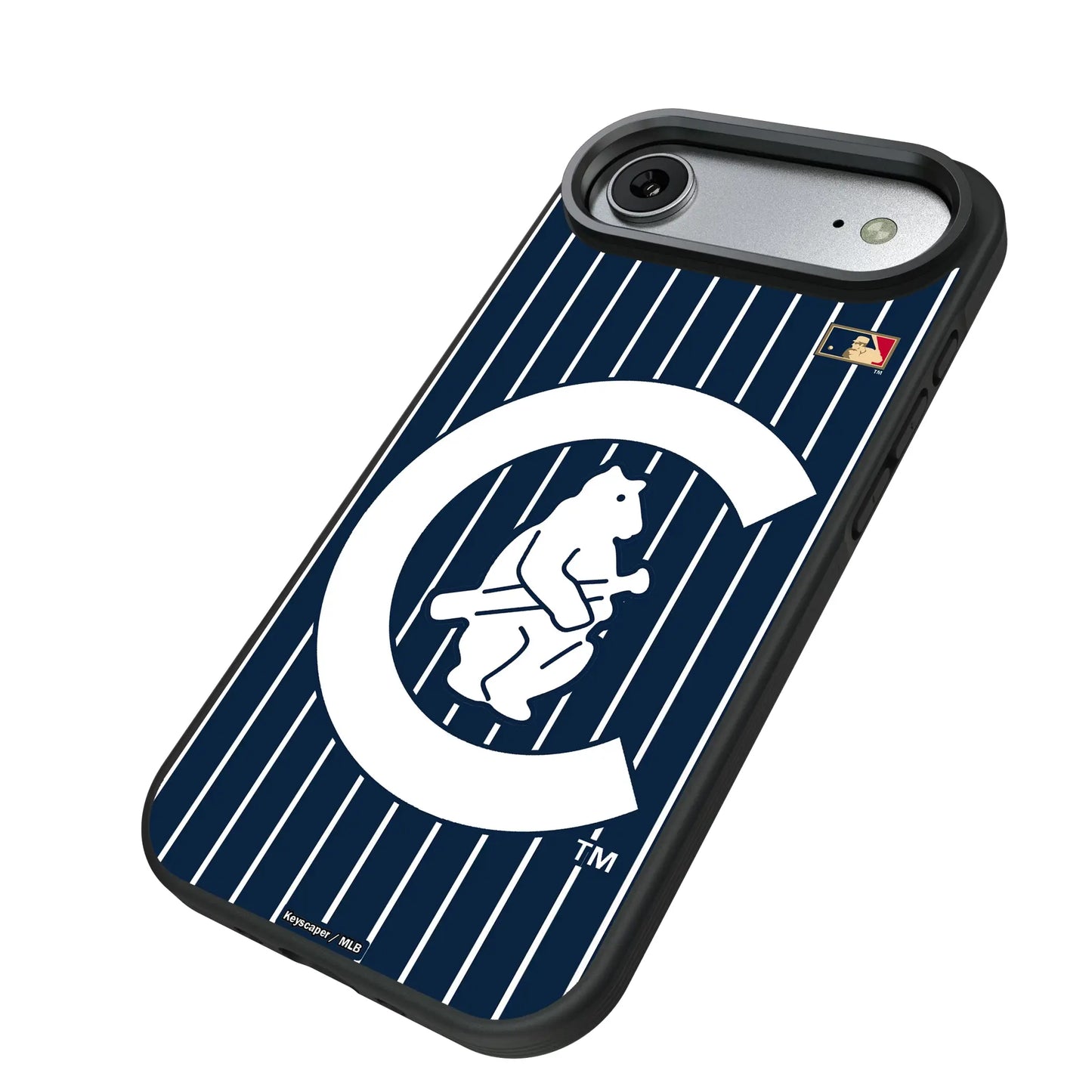 Chicago Cubs 1911-1912 - Cooperstown Collection Pinstripe Bump Phone Case for Apple iPhone