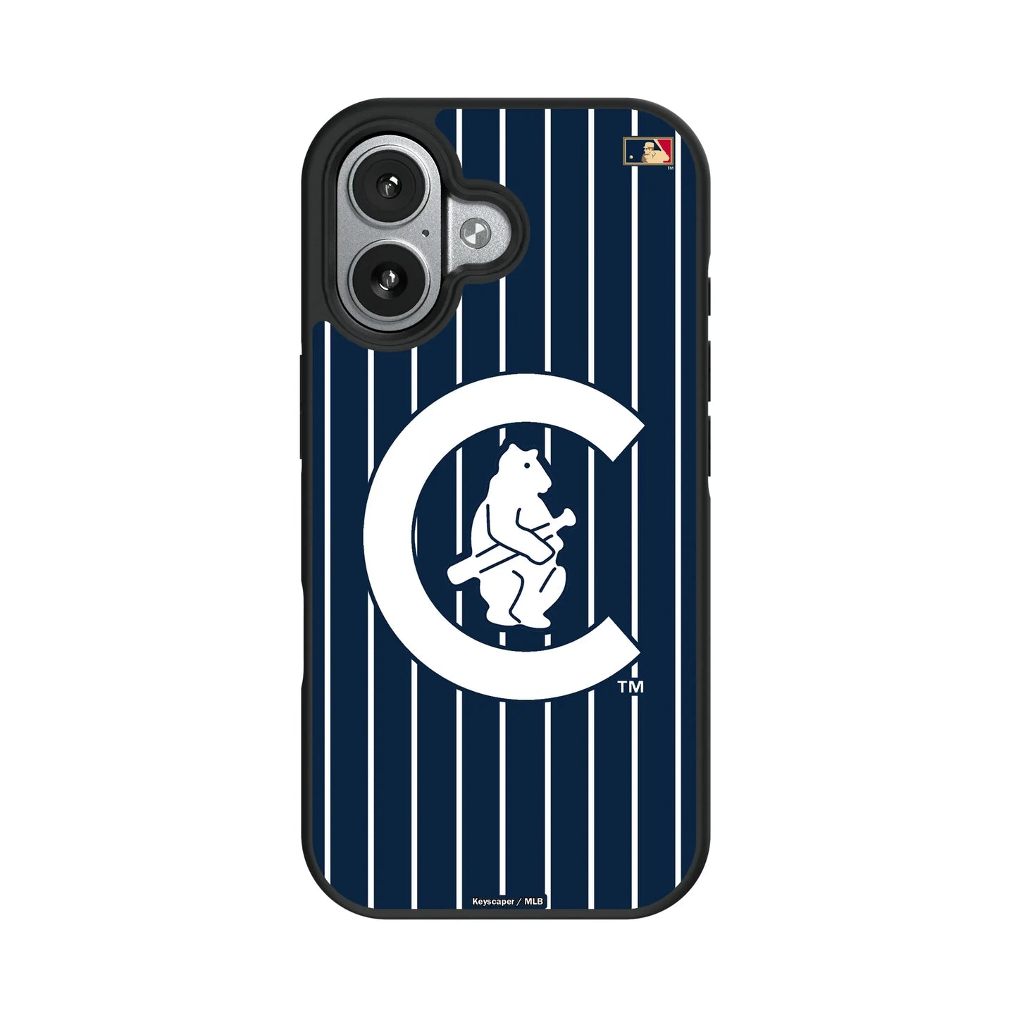Chicago Cubs 1911-1912 - Cooperstown Collection Pinstripe Bump Phone Case for Apple iPhone