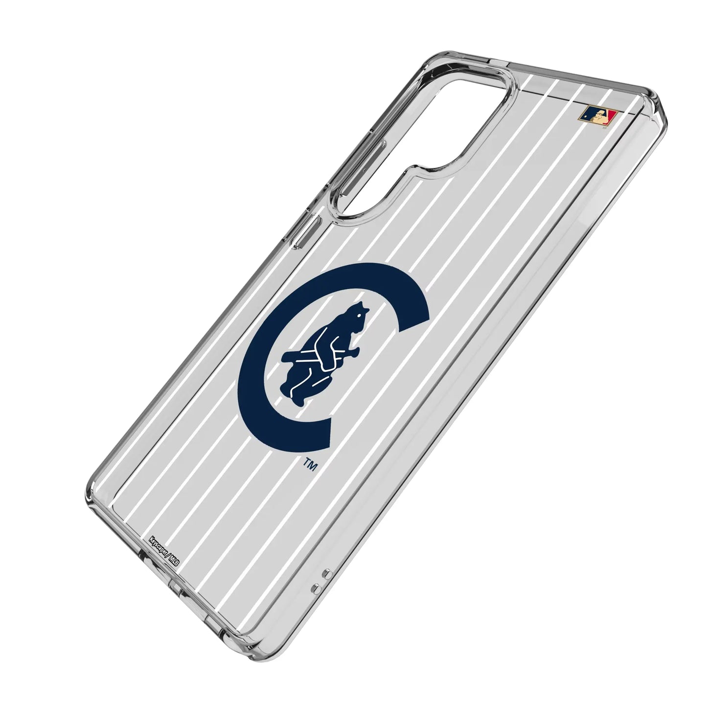 Chicago Cubs 1911-1912 - Cooperstown Collection Pinstripe Clear Phone Case for Samsung Galaxy