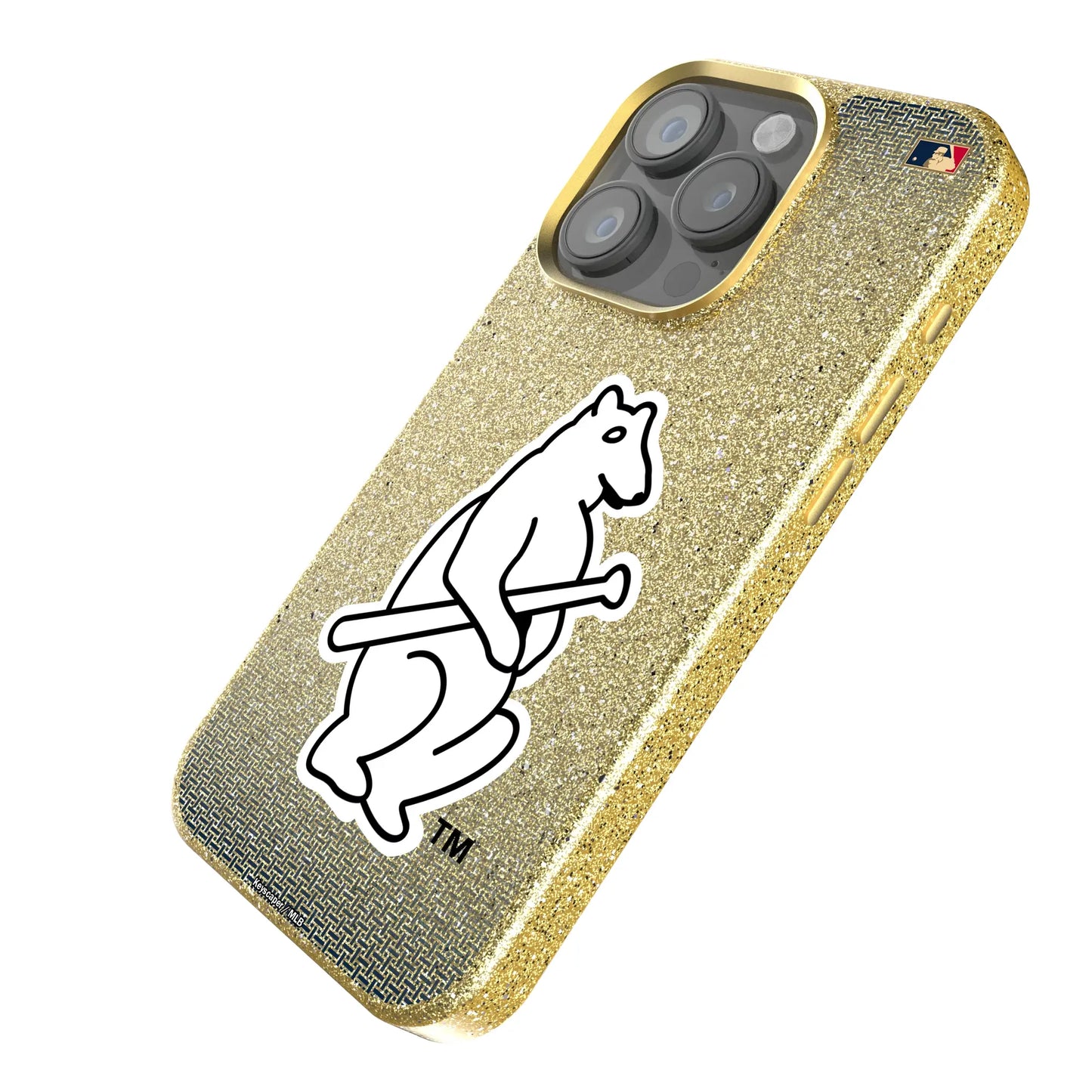 Chicago Cubs 1914 - Cooperstown Collection Linen Bling Phone Case for Apple iPhone
