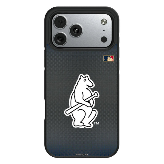 Chicago Cubs 1914 - Cooperstown Collection Linen Bump Phone Case for Apple iPhone