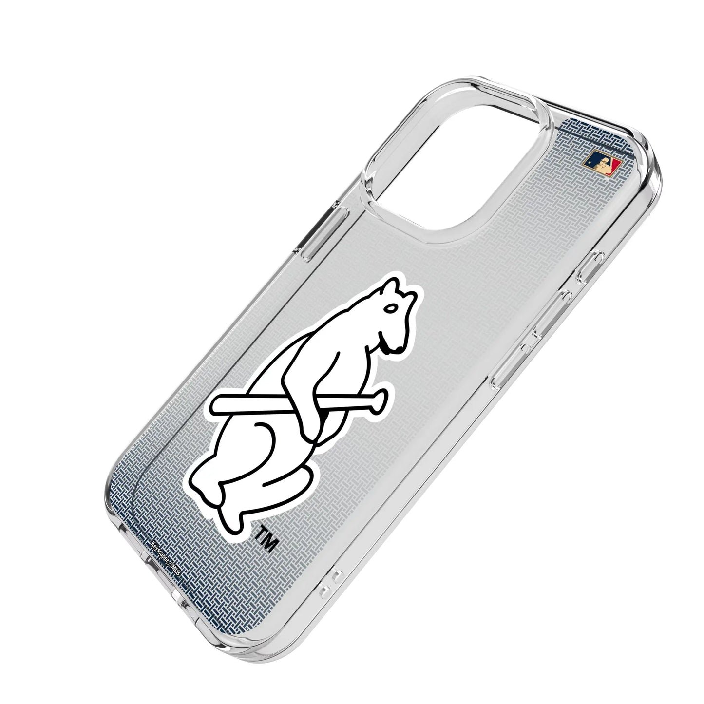 Chicago Cubs 1914 - Cooperstown Collection Linen Clear Phone Case for Apple iPhone