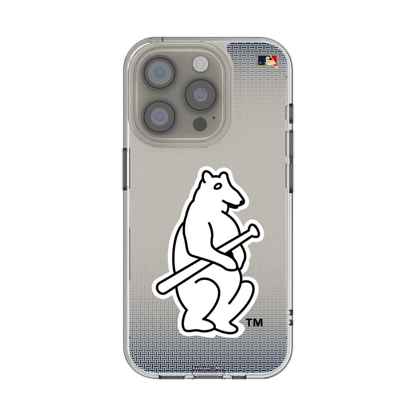 Chicago Cubs 1914 - Cooperstown Collection Linen Clear Phone Case for Apple iPhone