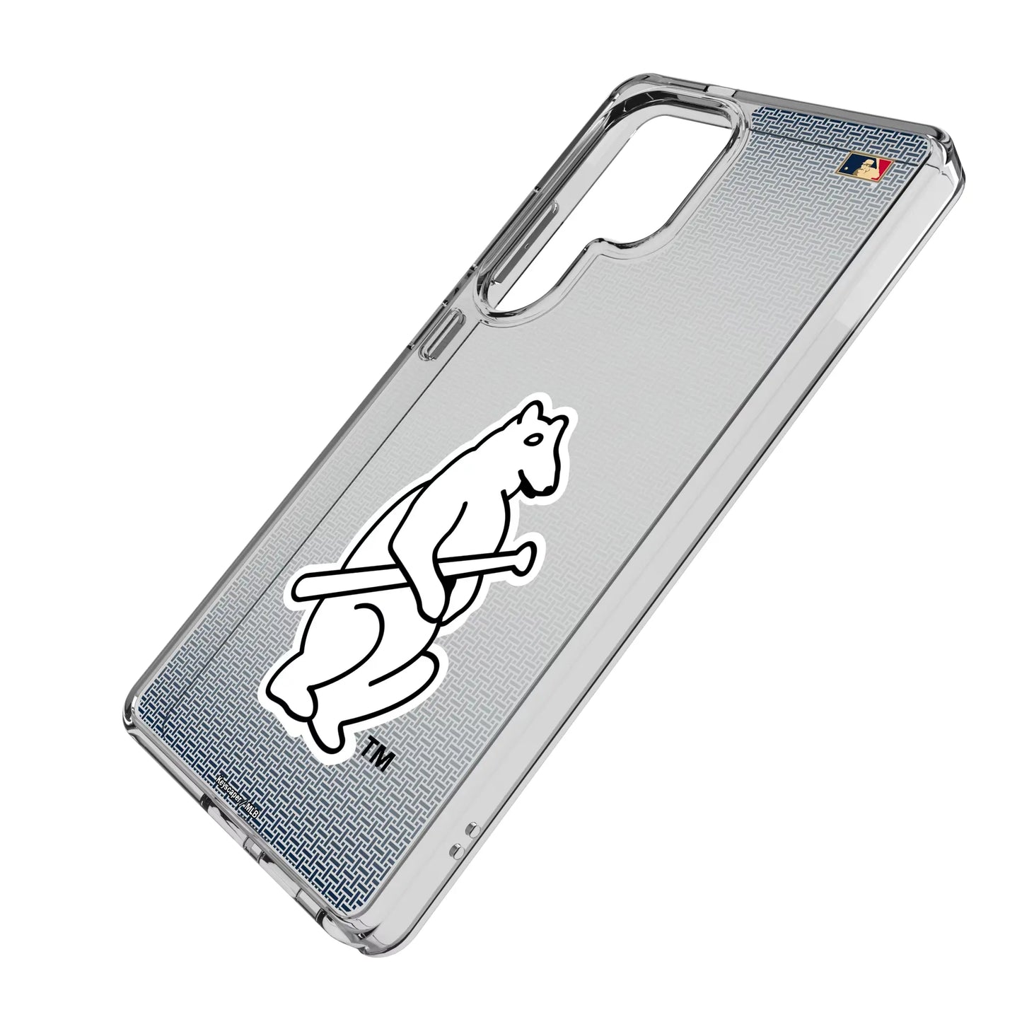 Chicago Cubs 1914 - Cooperstown Collection Linen Clear Phone Case for Samsung Galaxy