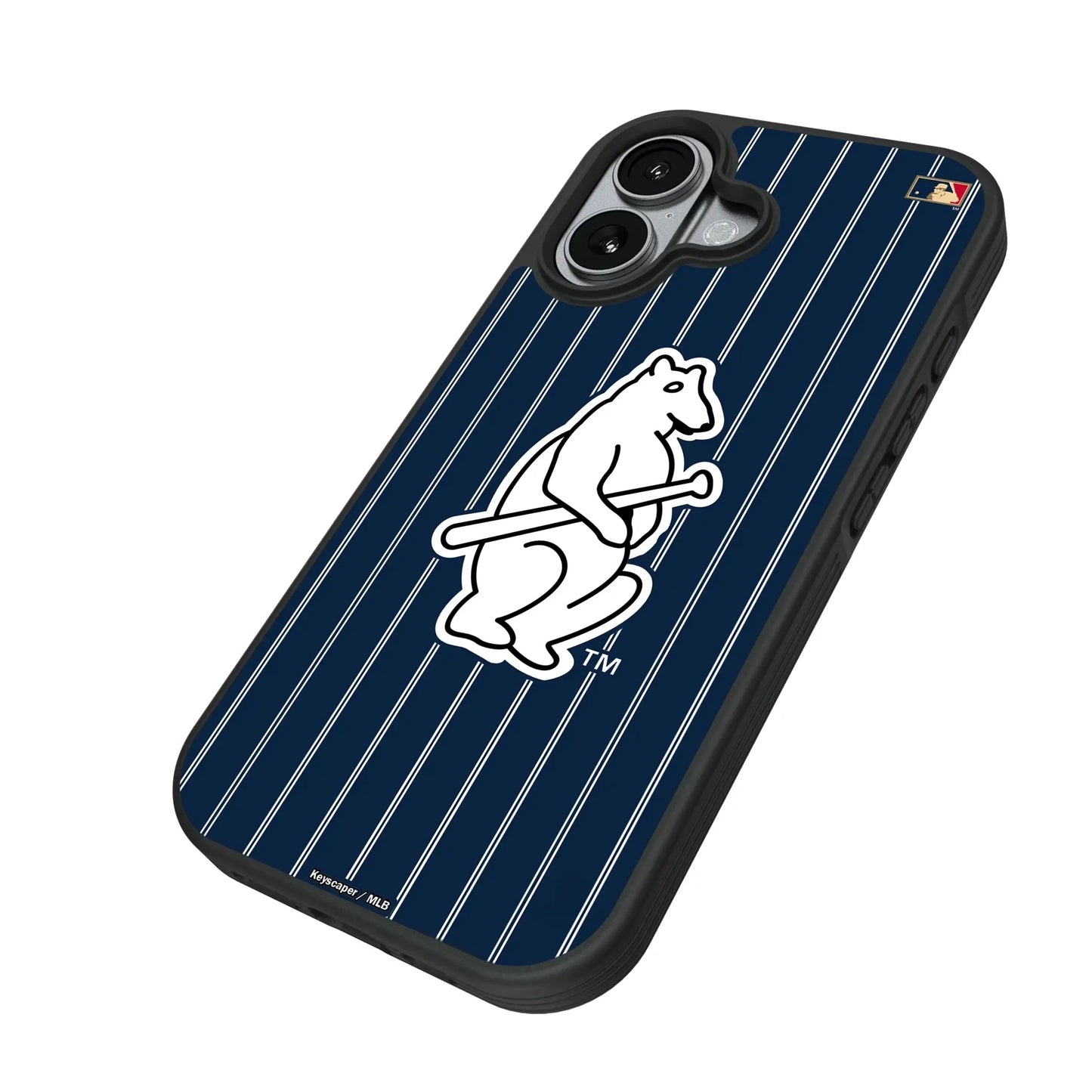 Chicago Cubs 1914 - Cooperstown Collection Pinstripe Bump Phone Case for Apple iPhone