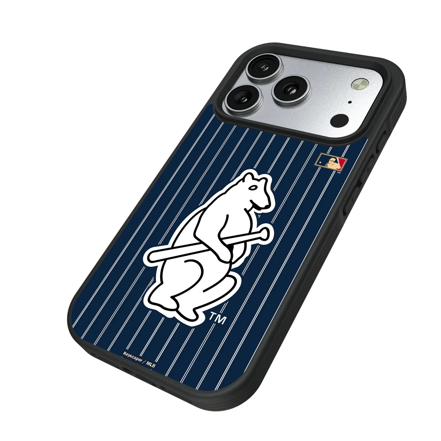 Chicago Cubs 1914 - Cooperstown Collection Pinstripe Bump Phone Case for Apple iPhone
