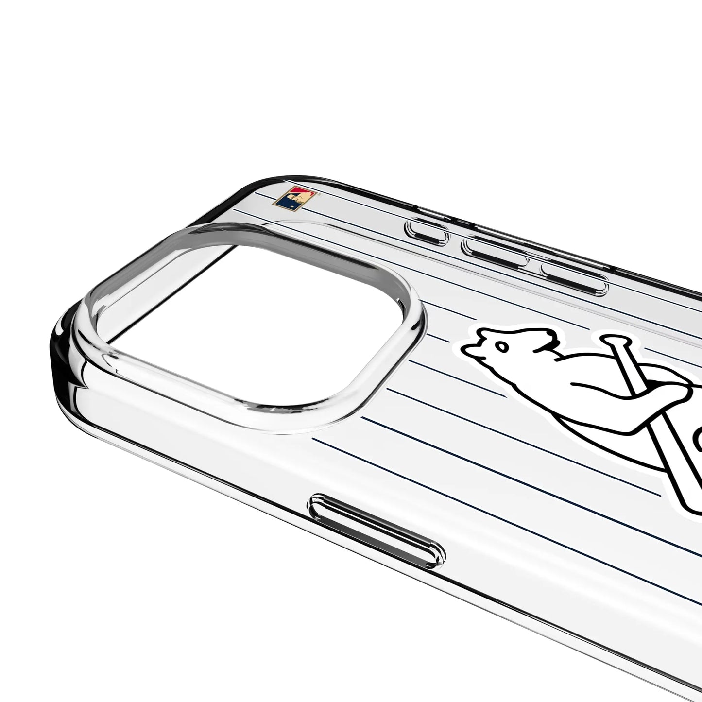 Chicago Cubs 1914 - Cooperstown Collection Pinstripe Clear Phone Case for Apple iPhone