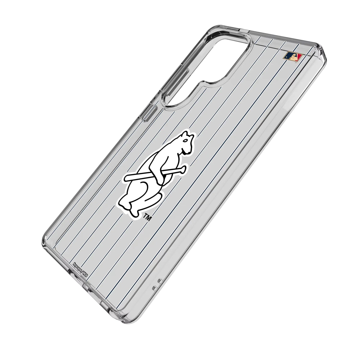 Chicago Cubs 1914 - Cooperstown Collection Pinstripe Clear Phone Case for Samsung Galaxy