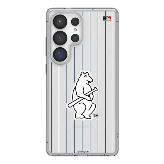 Chicago Cubs 1914 - Cooperstown Collection Pinstripe Clear Phone Case for Samsung Galaxy