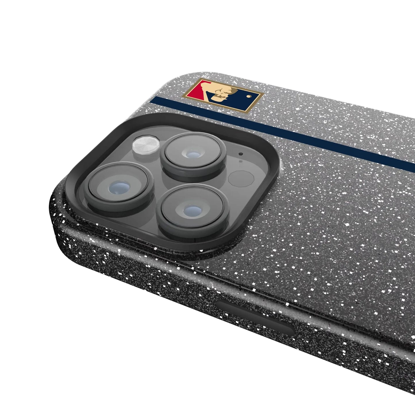 Chicago Cubs 1914 - Cooperstown Collection Sidebar Black Bling Phone Case for Apple iPhone