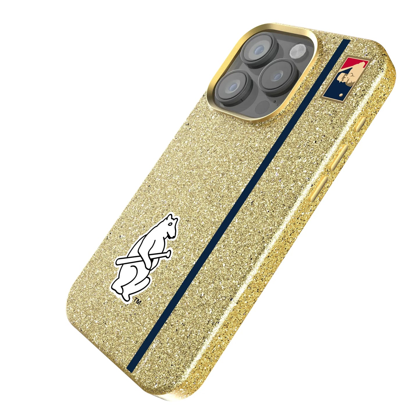 Chicago Cubs 1914 - Cooperstown Collection Sidebar Bling Phone Case for Apple iPhone
