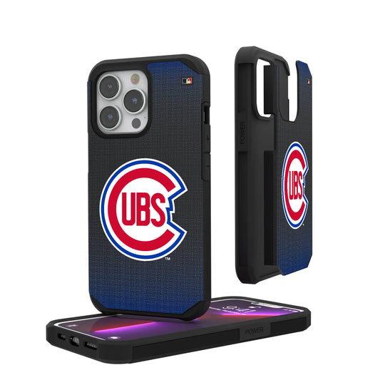 Chicago Cubs 1948-1956 - Cooperstown Collection Linen Rugged Phone Case for Apple iPhone