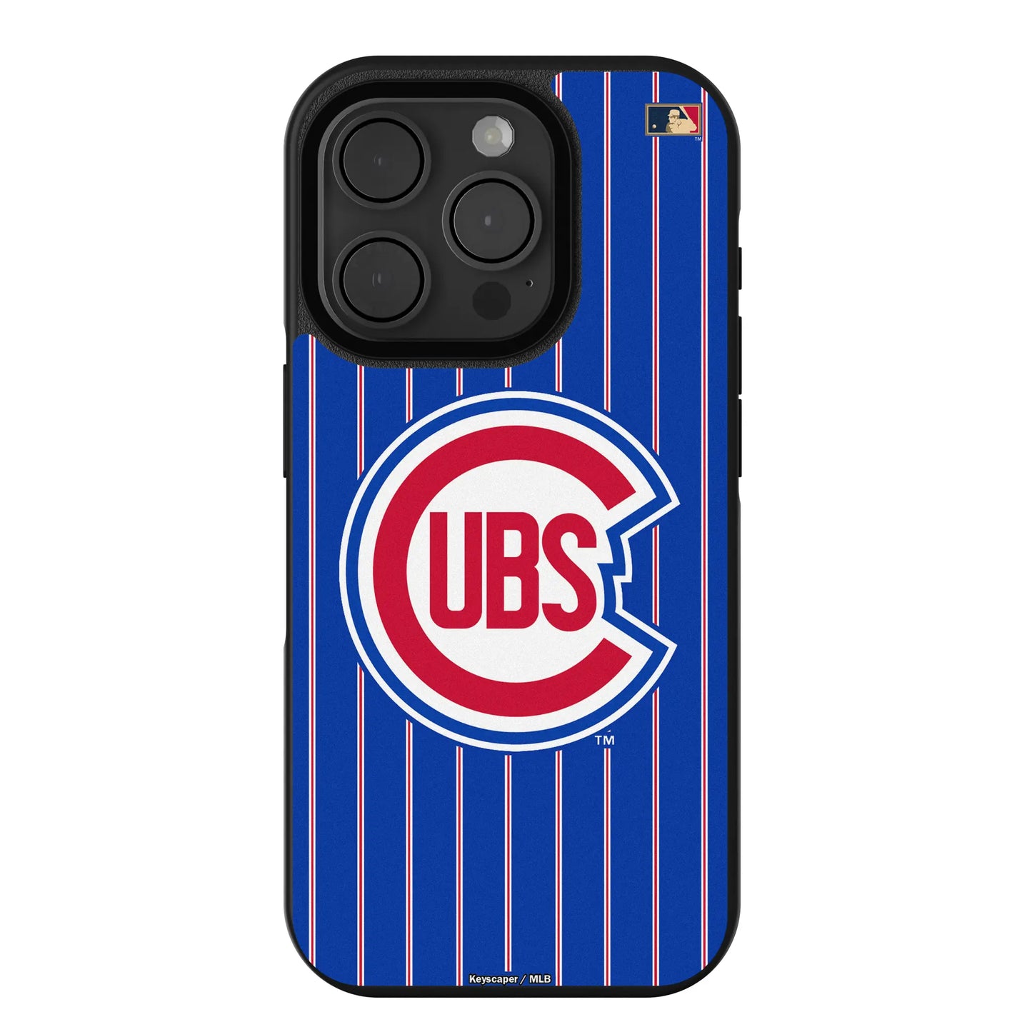 Chicago Cubs 1948-1956 - Cooperstown Collection Pinstripe Bump Phone Case for Apple iPhone