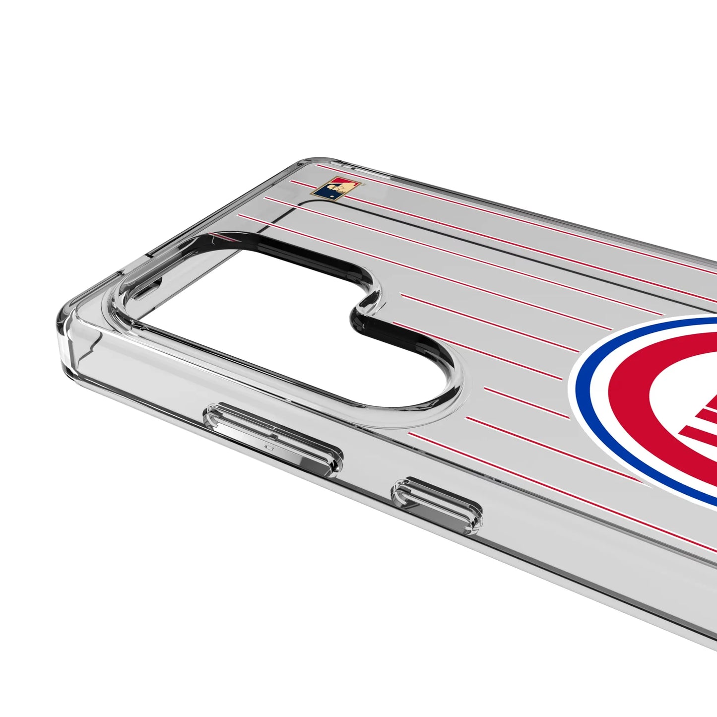 Chicago Cubs 1948-1956 - Cooperstown Collection Pinstripe Clear Phone Case for Samsung Galaxy