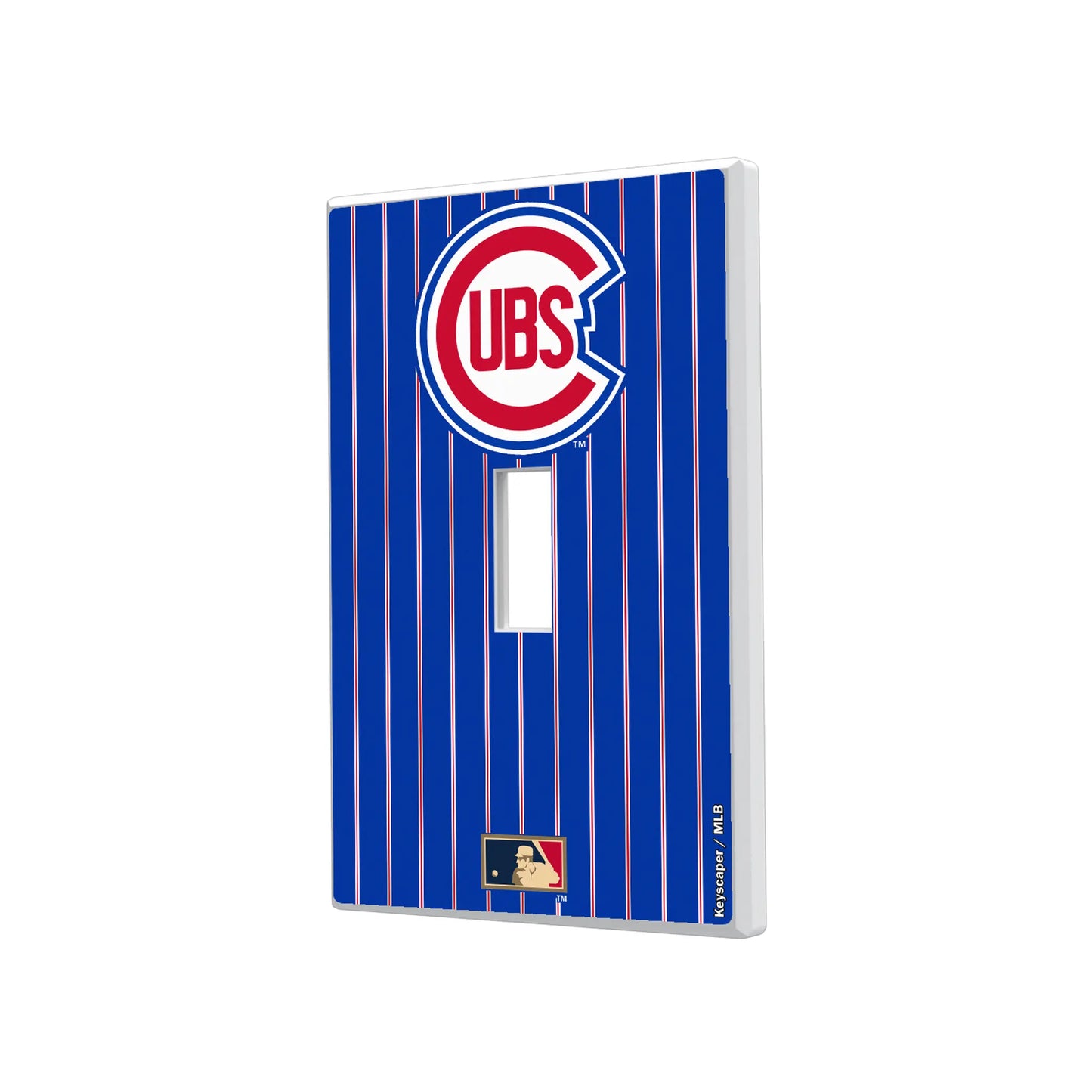 Chicago Cubs 1948-1956 - Cooperstown Collection Pinstripe Hidden-Screw Light Switch Plate