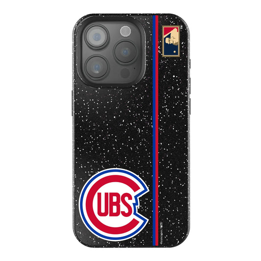 Chicago Cubs 1948-1956 - Cooperstown Collection Sidebar Black Bling Phone Case for Apple iPhone