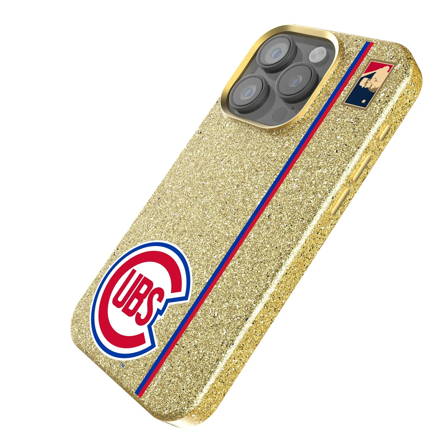 Chicago Cubs 1948-1956 - Cooperstown Collection Sidebar Bling Phone Case for Apple iPhone
