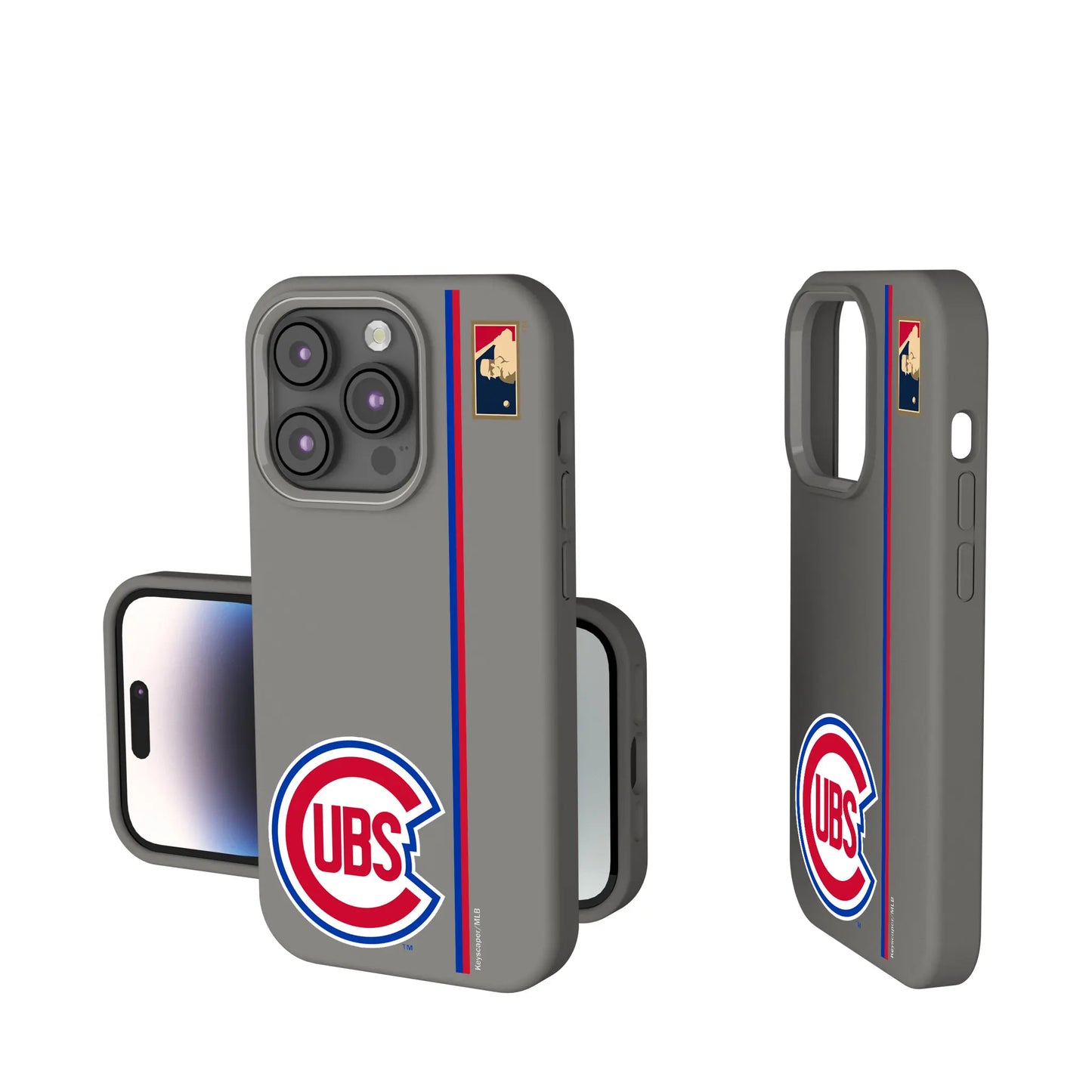 Chicago Cubs 1948-1956 - Cooperstown Collection Sidebar Soft Touch Phone Case for Apple iPhone