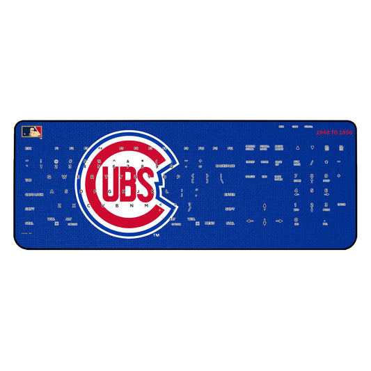 Chicago Cubs 1948-1956 - Cooperstown Collection Solid Wireless USB Keyboard