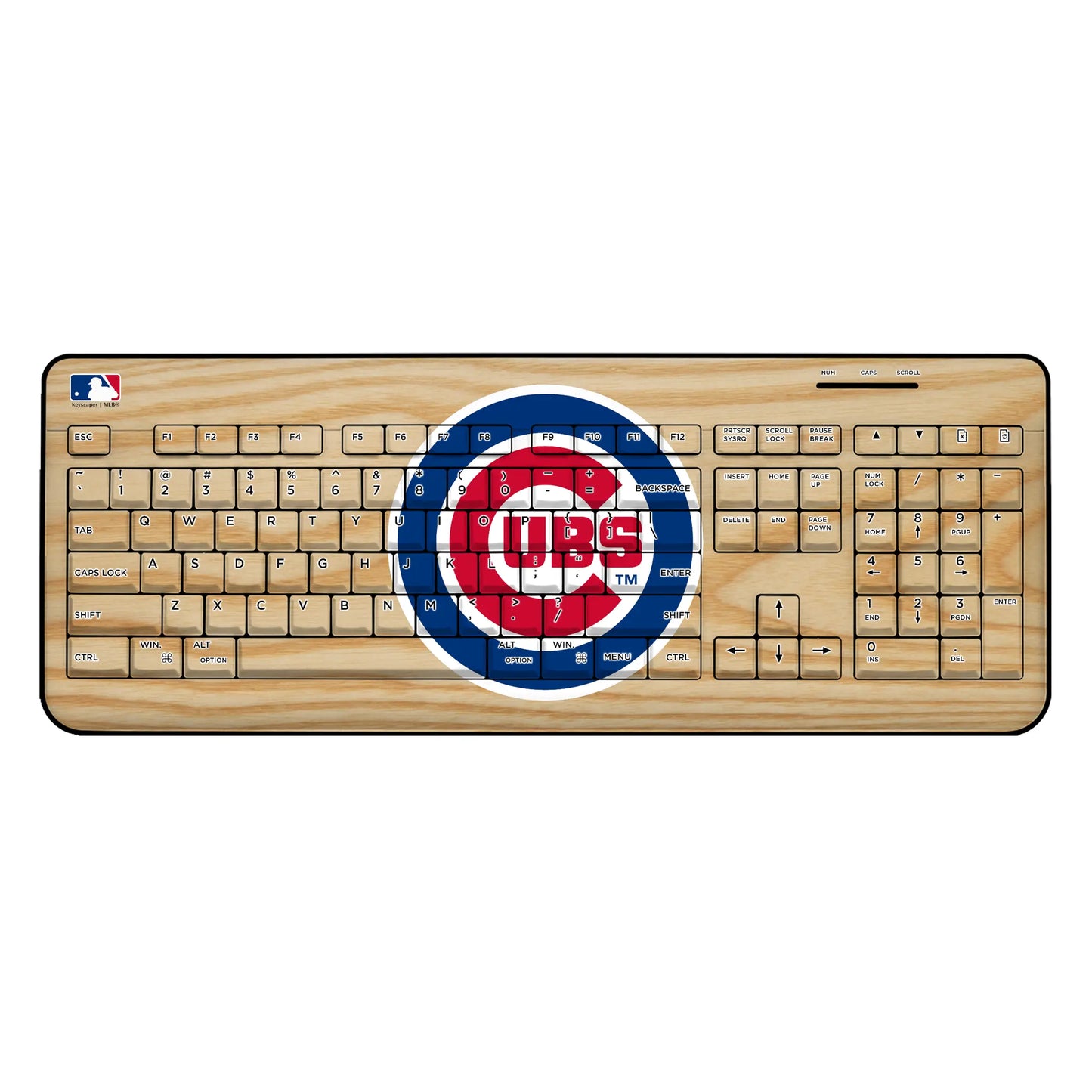 Chicago Cubs Baseball Bat Wireless USB Keyboard