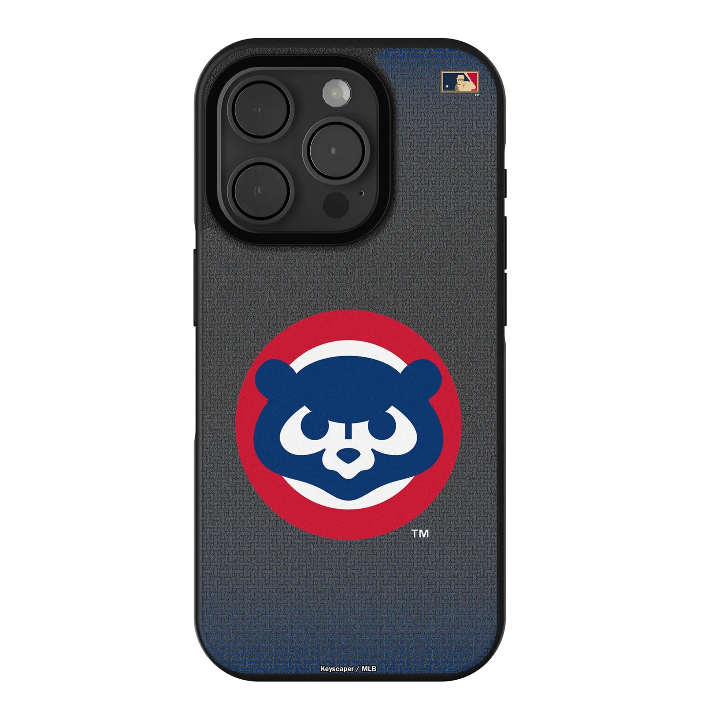 Chicago Cubs Home 1979-1993 - Cooperstown Collection Linen Bump Phone Case for Apple iPhone