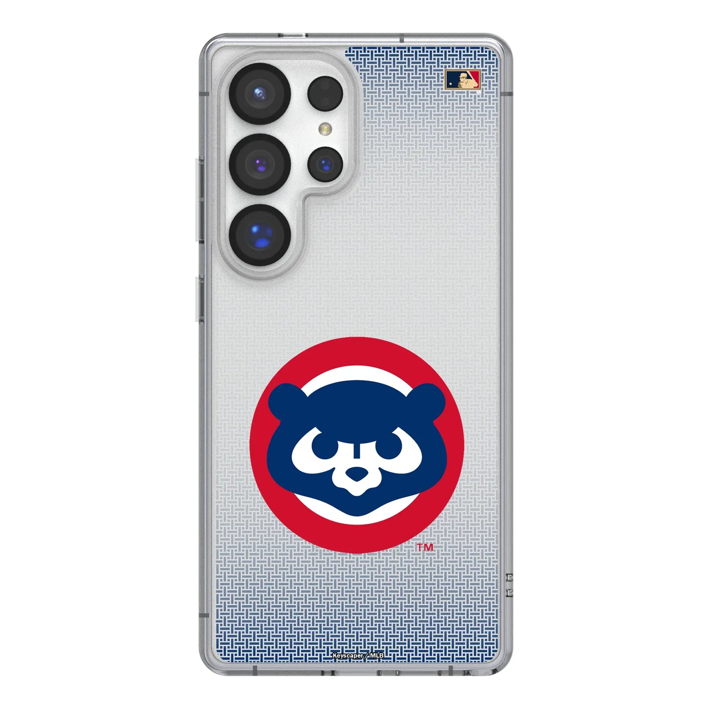 Chicago Cubs Home 1979-1993 - Cooperstown Collection Linen Clear Phone Case for Samsung Galaxy
