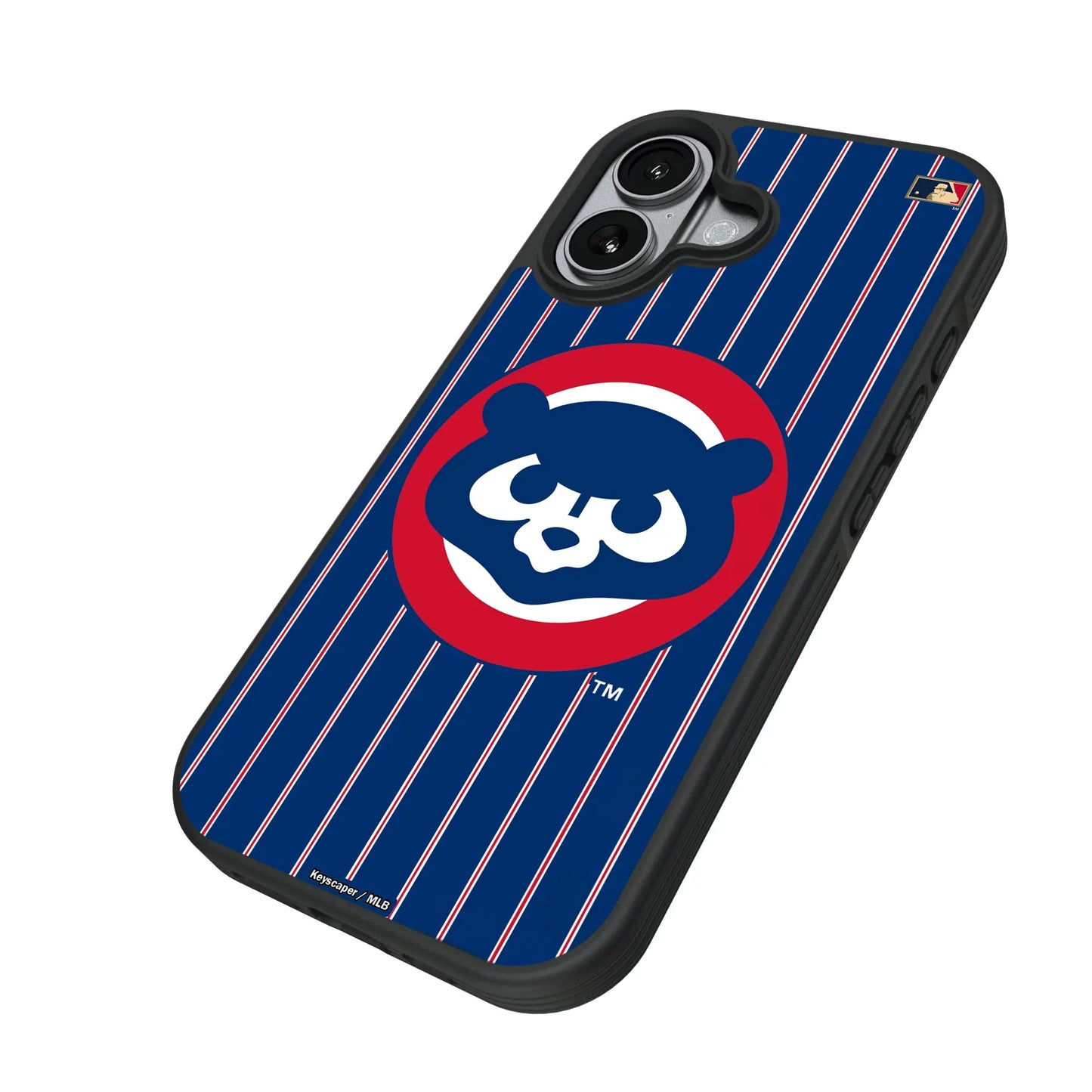 Chicago Cubs Home 1979-1993 - Cooperstown Collection Pinstripe Bump Phone Case for Apple iPhone