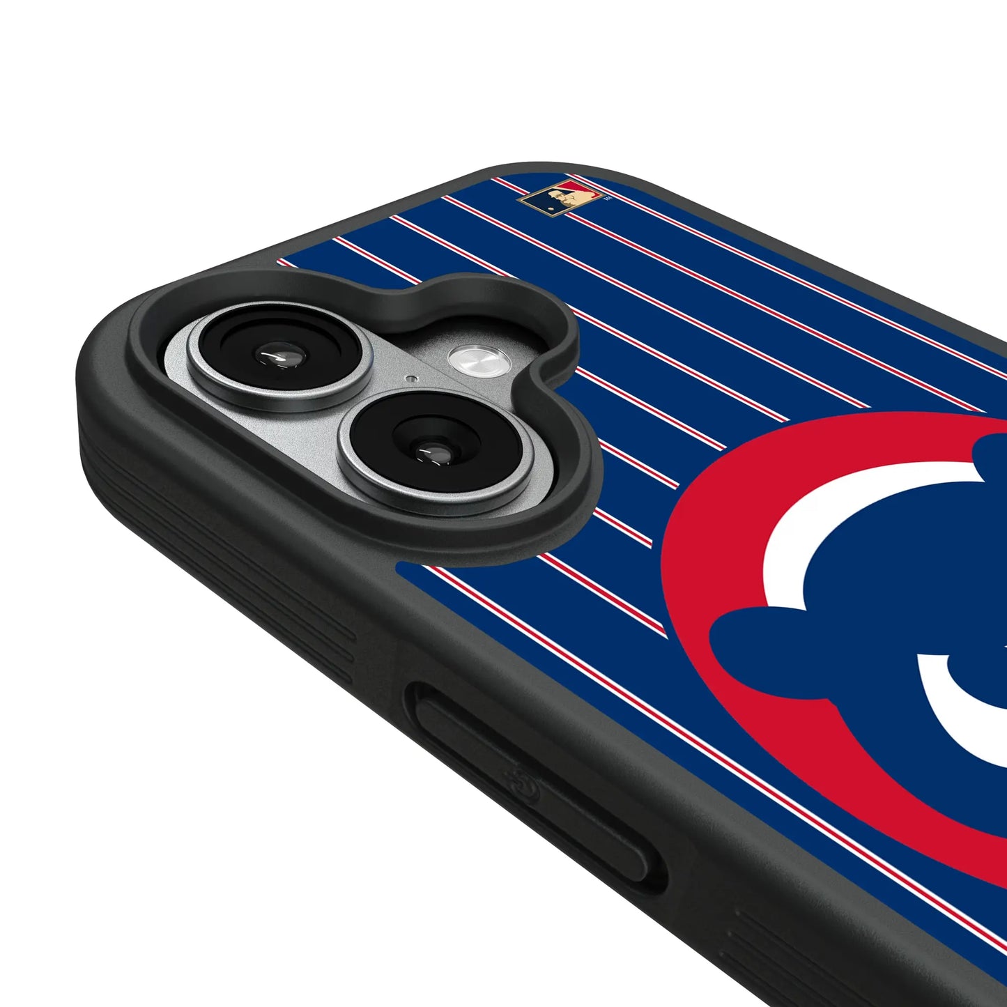 Chicago Cubs Home 1979-1993 - Cooperstown Collection Pinstripe Bump Phone Case for Apple iPhone
