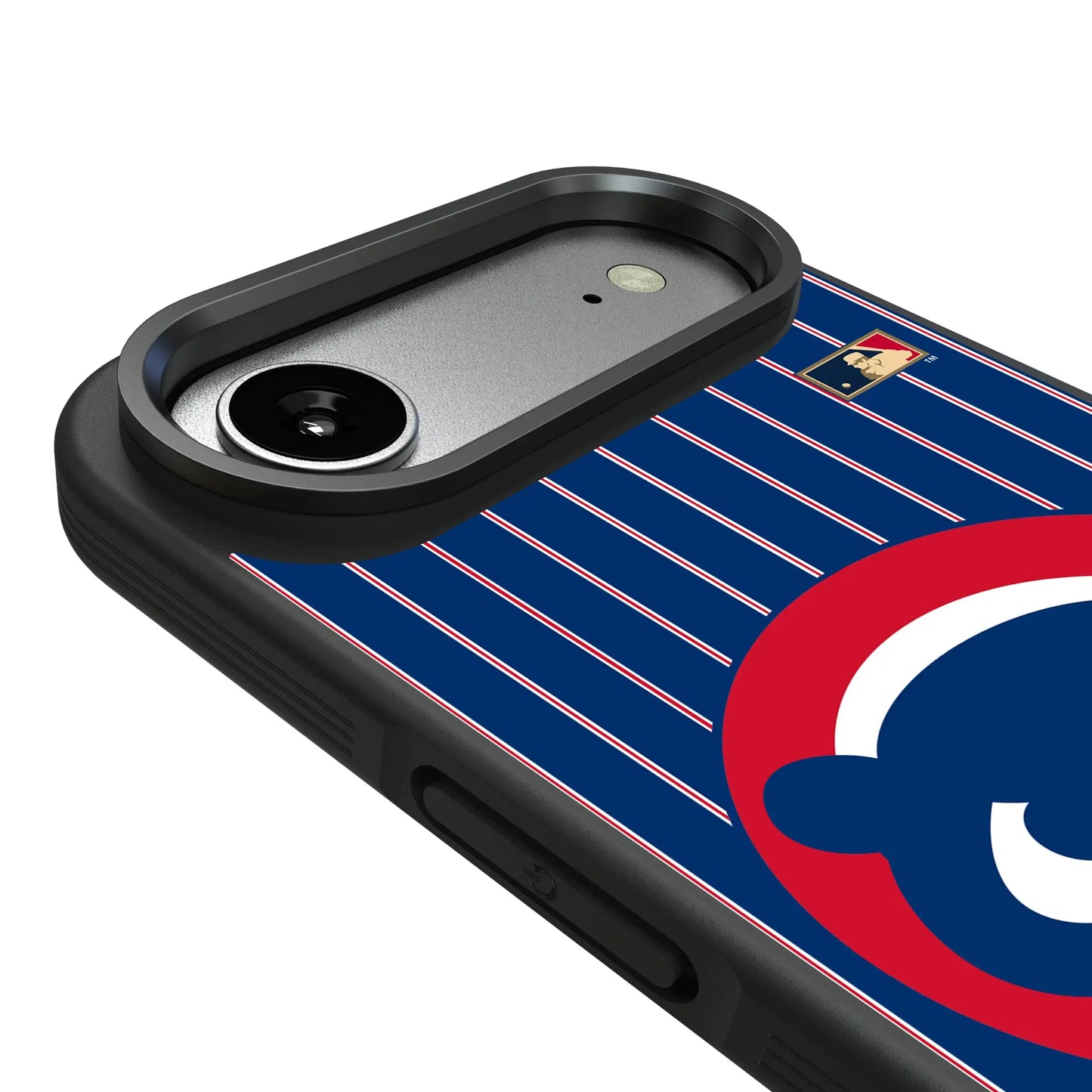 Chicago Cubs Home 1979-1993 - Cooperstown Collection Pinstripe Bump Phone Case for Apple iPhone