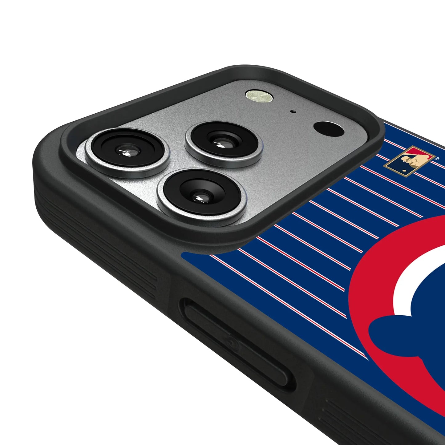 Chicago Cubs Home 1979-1993 - Cooperstown Collection Pinstripe Bump Phone Case for Apple iPhone