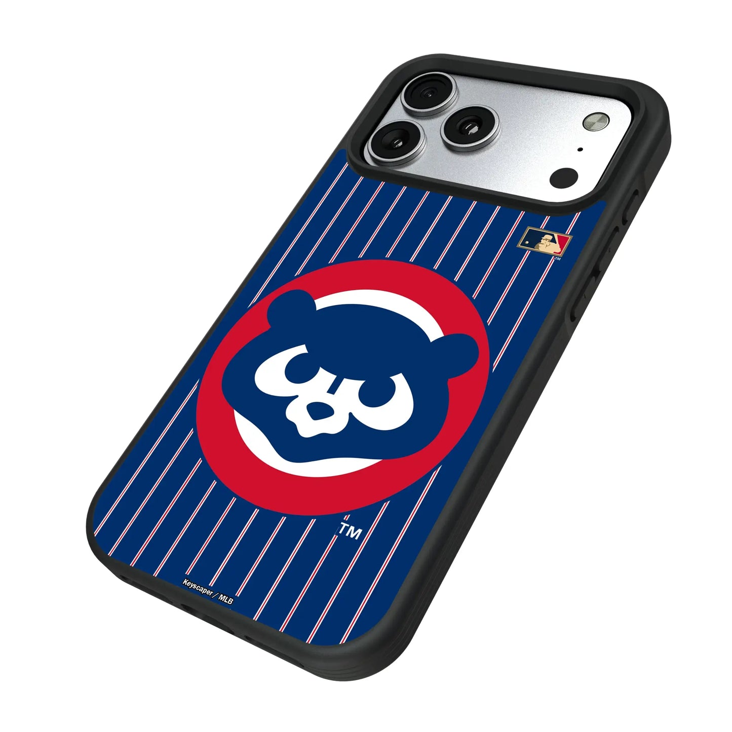 Chicago Cubs Home 1979-1993 - Cooperstown Collection Pinstripe Bump Phone Case for Apple iPhone
