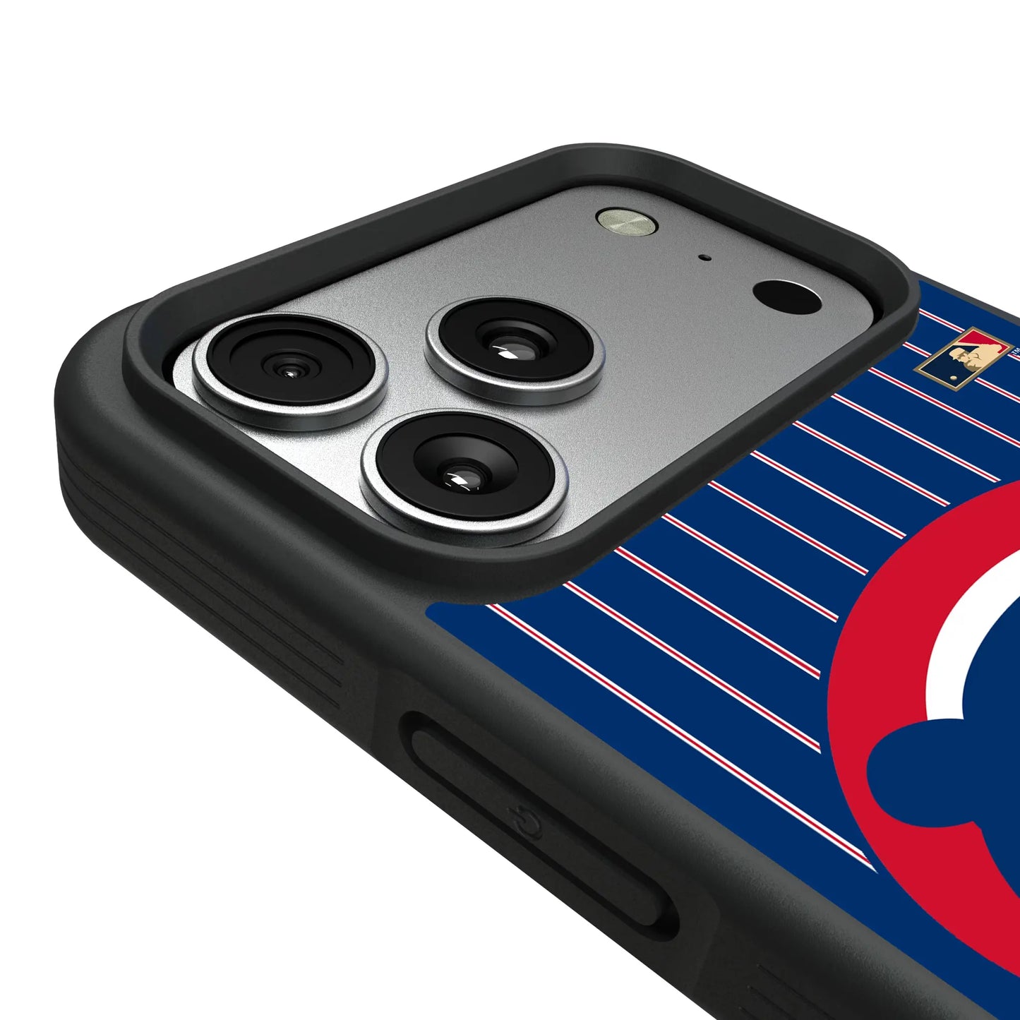 Chicago Cubs Home 1979-1993 - Cooperstown Collection Pinstripe Bump Phone Case for Apple iPhone
