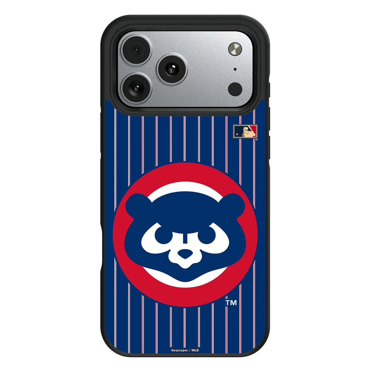 Chicago Cubs Home 1979-1993 - Cooperstown Collection Pinstripe Bump Phone Case for Apple iPhone