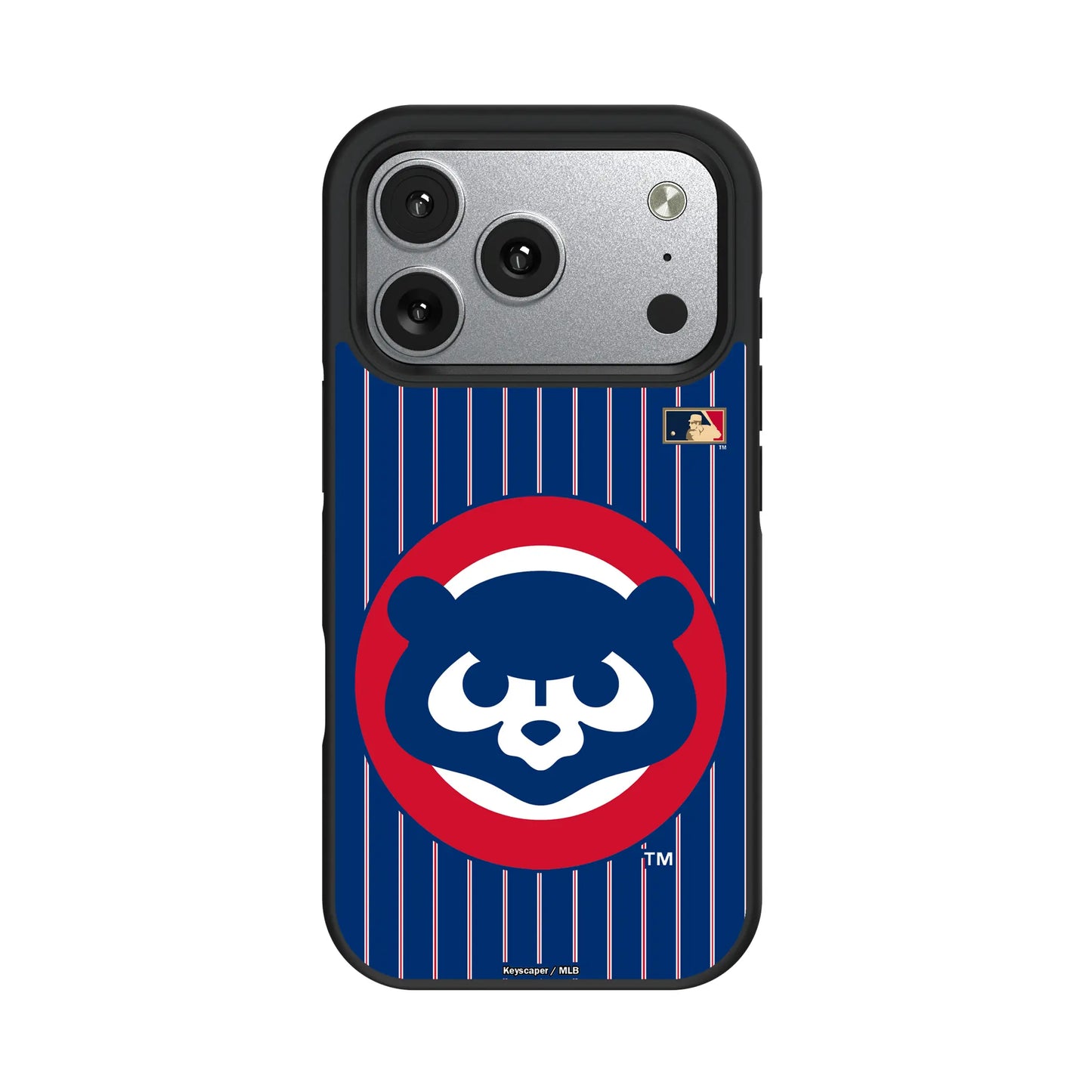 Chicago Cubs Home 1979-1993 - Cooperstown Collection Pinstripe Bump Phone Case for Apple iPhone