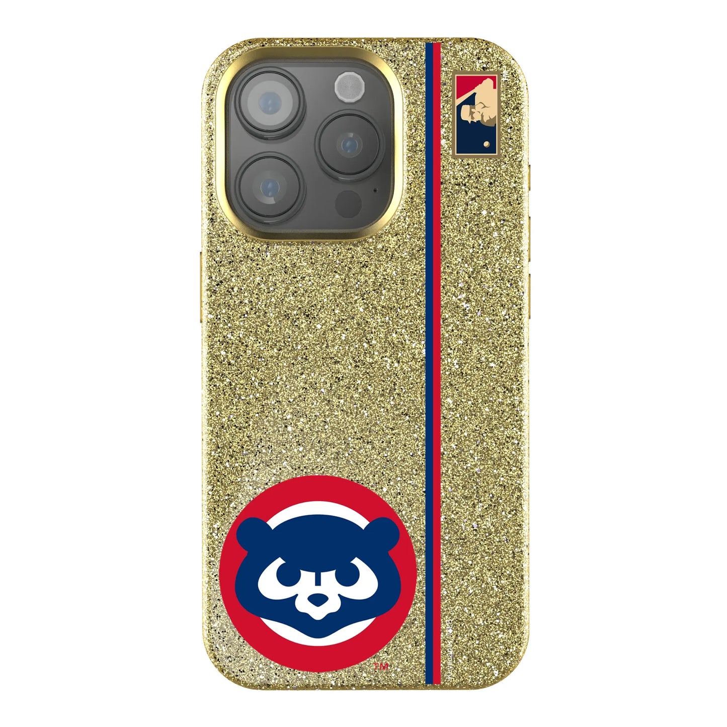Chicago Cubs Home 1979-1993 - Cooperstown Collection Sidebar Bling Phone Case for Apple iPhone