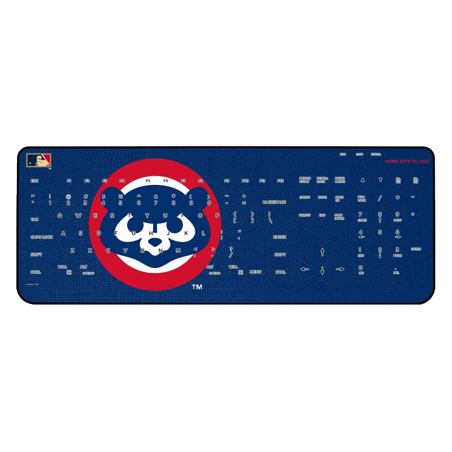 Chicago Cubs Home 1979-1993 - Cooperstown Collection Solid Wireless USB Keyboard