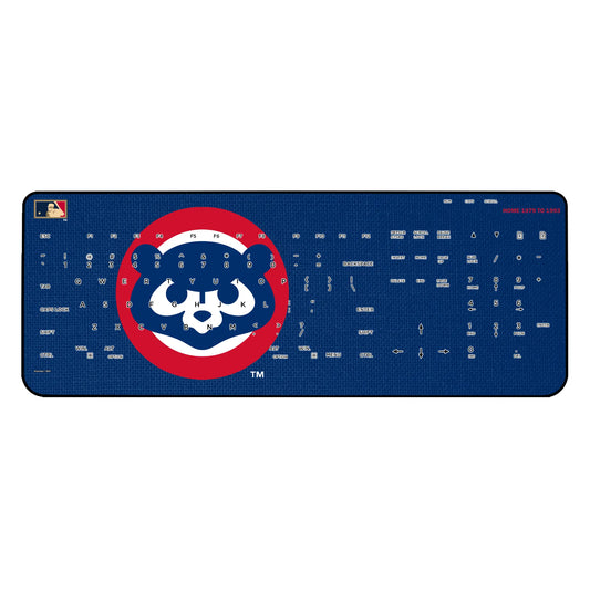 Chicago Cubs Home 1979-1993 - Cooperstown Collection Solid Wireless USB Keyboard